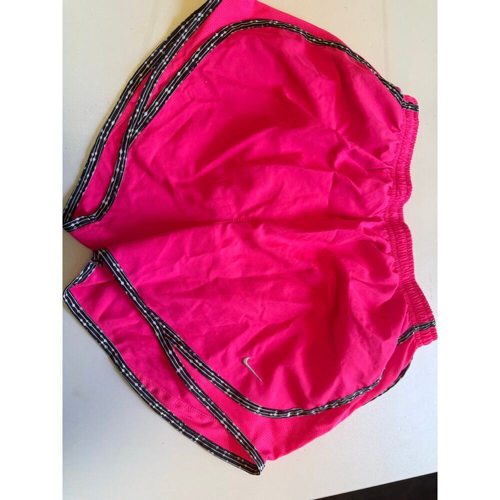 nike dri fit pink running shorts womens small